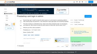 Prestashop cant login in admin - Stack Overflow