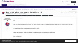Need to Edit Admin login page for Backoffice in 1.6 - OUT - 1.6.0 ...