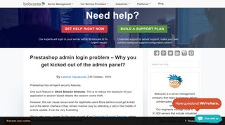 Prestashop admin login problem - Why you get kicked out of the admin ...