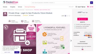 Private Shop - Login to See Products / Store - PrestaShop Addons