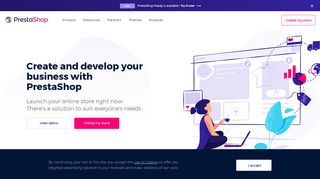 Create and develop your business with PrestaShop