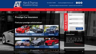 Prestige Car Insurance - Porsche, Aston Martin, Bentley, Jaguar & More