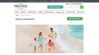 Travel Insurance - Prestige Holidays