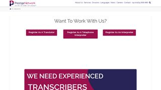 Linguist Area | Prestige Network | Interpreting & Translation Services