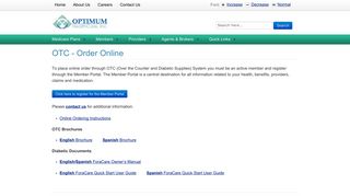 OTC - Order Online | Optimum HealthCare Inc.