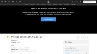 Prestige Streams LM. 0.2.53 ( 2) : Free Download, Borrow, and ...