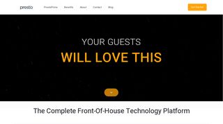 PrestoPrime EMV Restaurant Tablet | The best pay-at-table experience