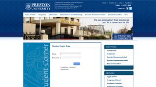 Student - Preston University