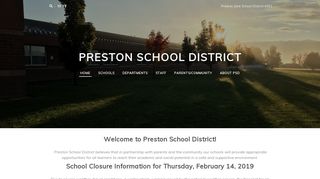 Preston School District - Home