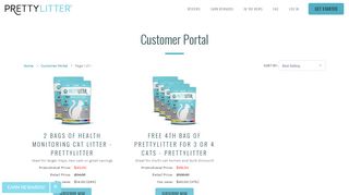 Customer Portal - PrettyLitter