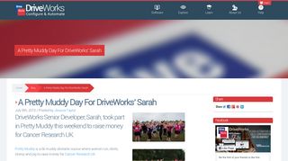 A Pretty Muddy Day For DriveWorks' Sarah - DriveWorks