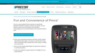 Fun and Convenience of Preva - Precor (US)