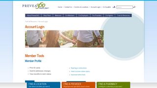 Account Login - Prevea360 Health Plan