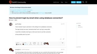 How to prevent login by email when using database connection ...
