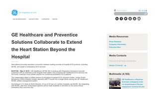 GE Healthcare and Preventice Solutions Collaborate to Extend the ...