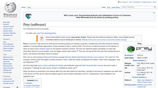 Prey (software) - Wikipedia