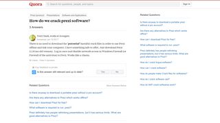 How do we crack prezi software? - Quora