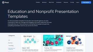 Free EDU Presentation Templates | Education and Nonprofits | Prezi