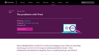 The problems with Prezi | BrightCarbon