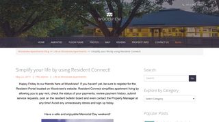 Resident Connect | Woodview Apartments | PRG Apartments