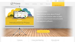 Priava: Web Based Event & Venue Management Software
