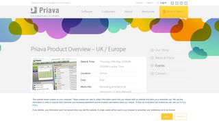 Priava Product Overview - UK / Europe | Priava