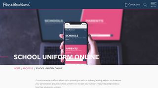 School uniform online | Price & Buckland