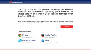 Welcome to Philippine Airlines