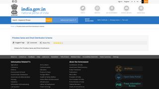 Priceless Saree and Dhoti Distribution Scheme | National Portal of India