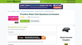 Priceline Sister Club Questions & Answers - ProductReview.com.au