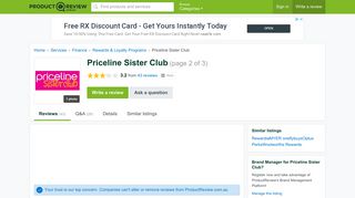Priceline Sister Club Reviews (page 2) - ProductReview.com.au