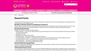 Reward Points - Priceline Pharmacy