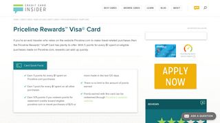 Priceline Rewards Visa - Info & Reviews - Credit Card Insider
