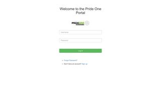 Pride One Portal | Login