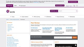 Peer Review - aicpa