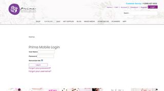 Prima Mobile Login - Prima Marketing Inc