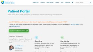 Patient Portal | Central Ohio Primary Care