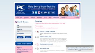 Resources | Primary Care Training - The Primary Care Training Centre