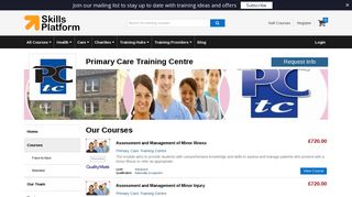 Courses - Primary Care Training Centre - Skills Platform