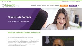 Students & Parents | Primavera Online High School