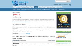 How to Fix This Primavera P6 Professional Erroe: Unable to connect ...