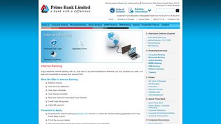 Internet Banking - Prime Bank Limited