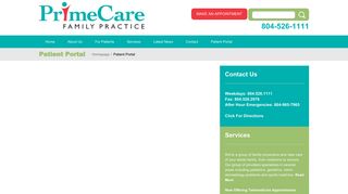 Patient Portal - Prime Care — Family Practice