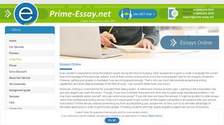 Order Essays Online. Sample Papers for all ... - Prime-Essay.net