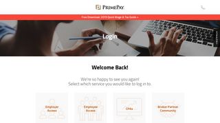 Login | PrimePay