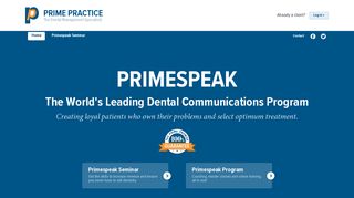 Primespeak - Prime Practice - the dental practice management ...
