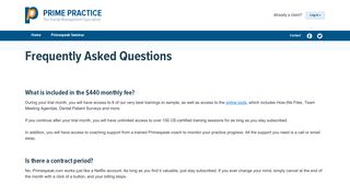 Frequently asked questions - Prime Practice - the dental practice ...