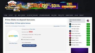 Prime Slots no deposit bonus codes - Casino bonus
