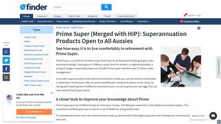 Prime Super (Merged with HIP): Superannuation Products Open to All ...