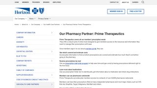 Our Pharmacy Partner: Prime Therapeutics - Horizon Blue Cross Blue ...